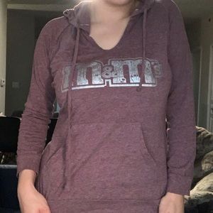 Women purple sweatshirt size M